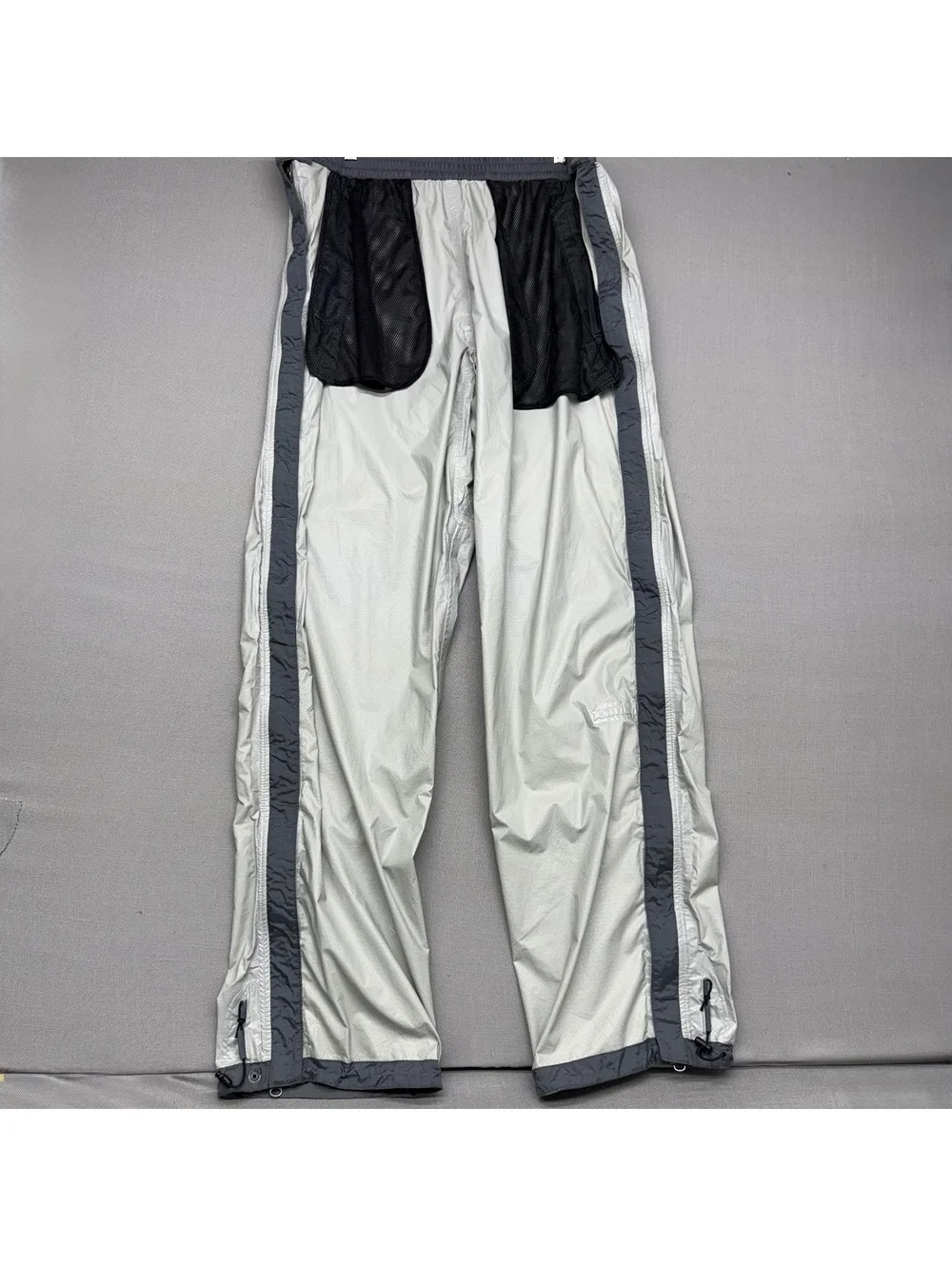 Marmot Men's PreCip Full Zip Rain Pants Gray XL Hardshell Waterproof Like New